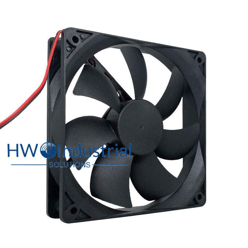 1PC RD1225B24H-S 24V 0.50A 12CM 12025 RUNDA Chassis Power Cooling Fan 2-wire
