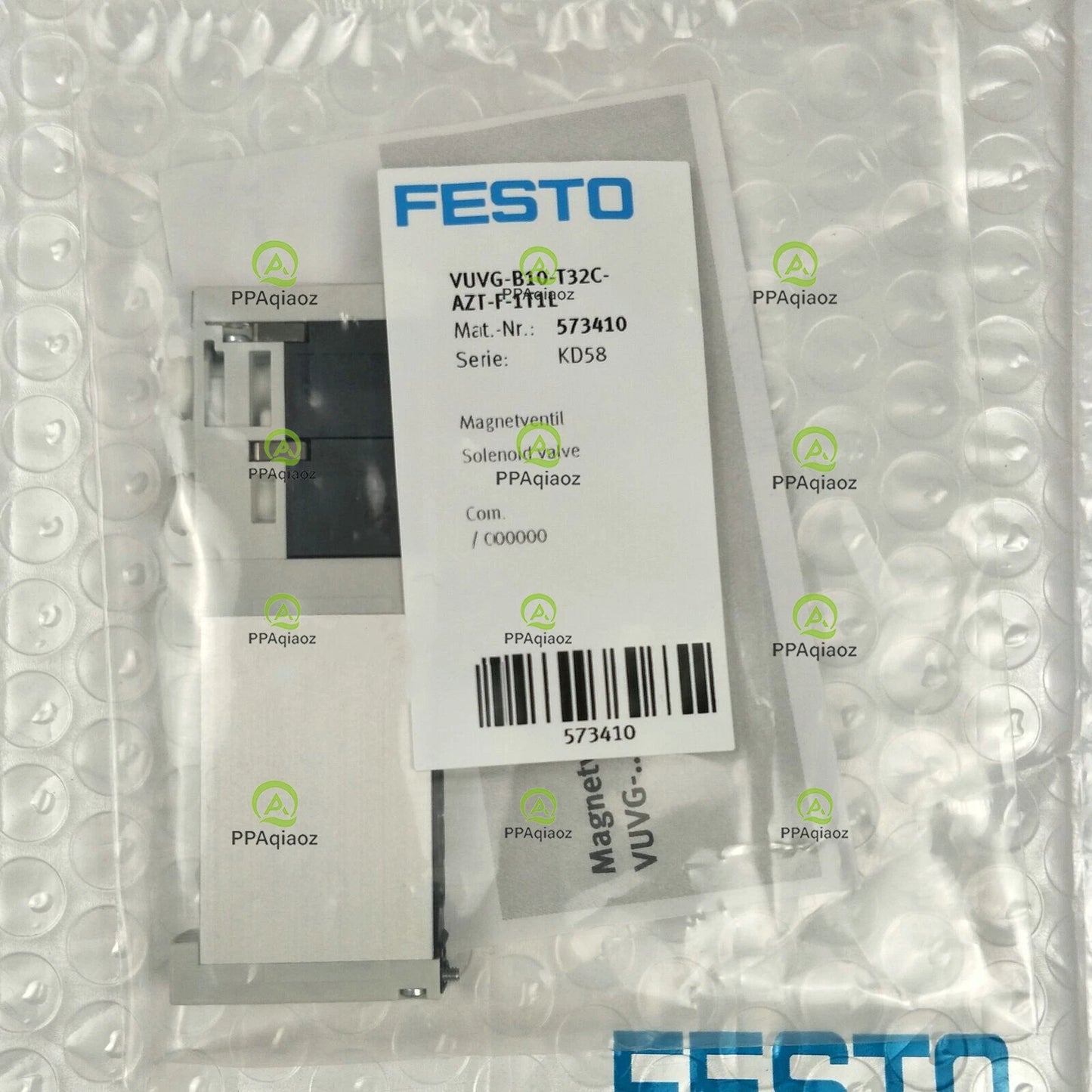 FESTO VUVG-B10-T32C-AZT-F-1T1L 573410 1PC  Solenoid Valve Free Shipping