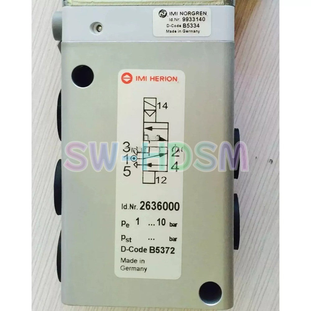 1PCS   Norgren 2636000 Solenoid Valve Freight Free