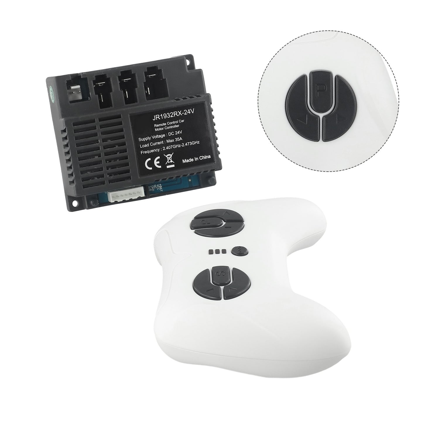 2 4G Remote Control Receiver JR1932RX 24V for Children's Electric Cars