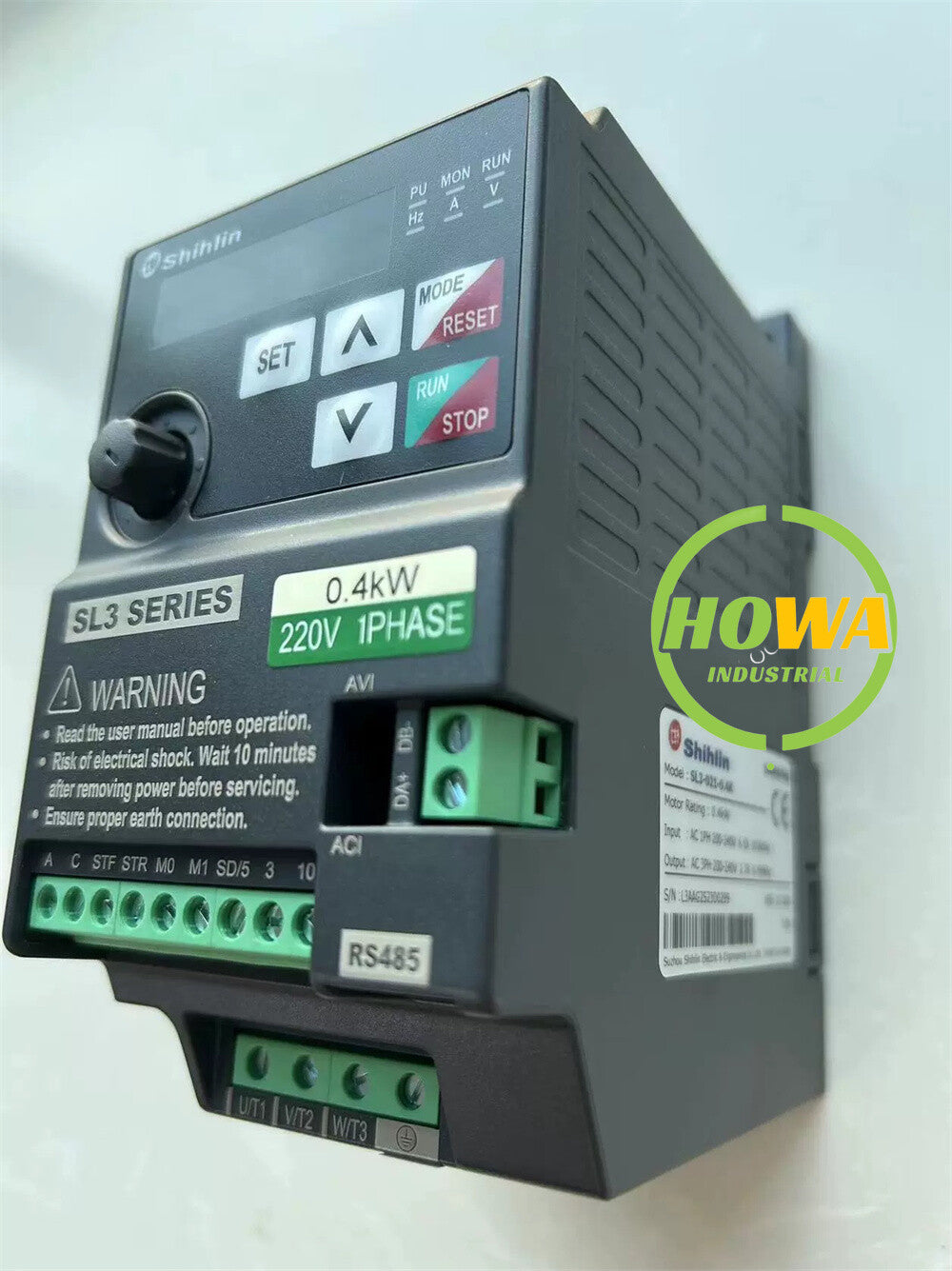 1/piece  Shihlin Frequency Converter SL3-021-0.4K 220V 400W Inverter