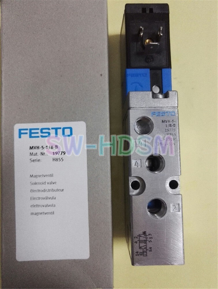 1PCS  For FESTO MVH-5-1/8-B 19779 Solenoid Valve freight free