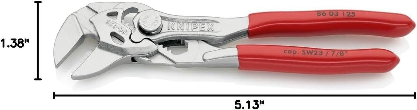 Pliers Wrench Set, Self-Locking Jaw, Chrome Finish, Forged Steel