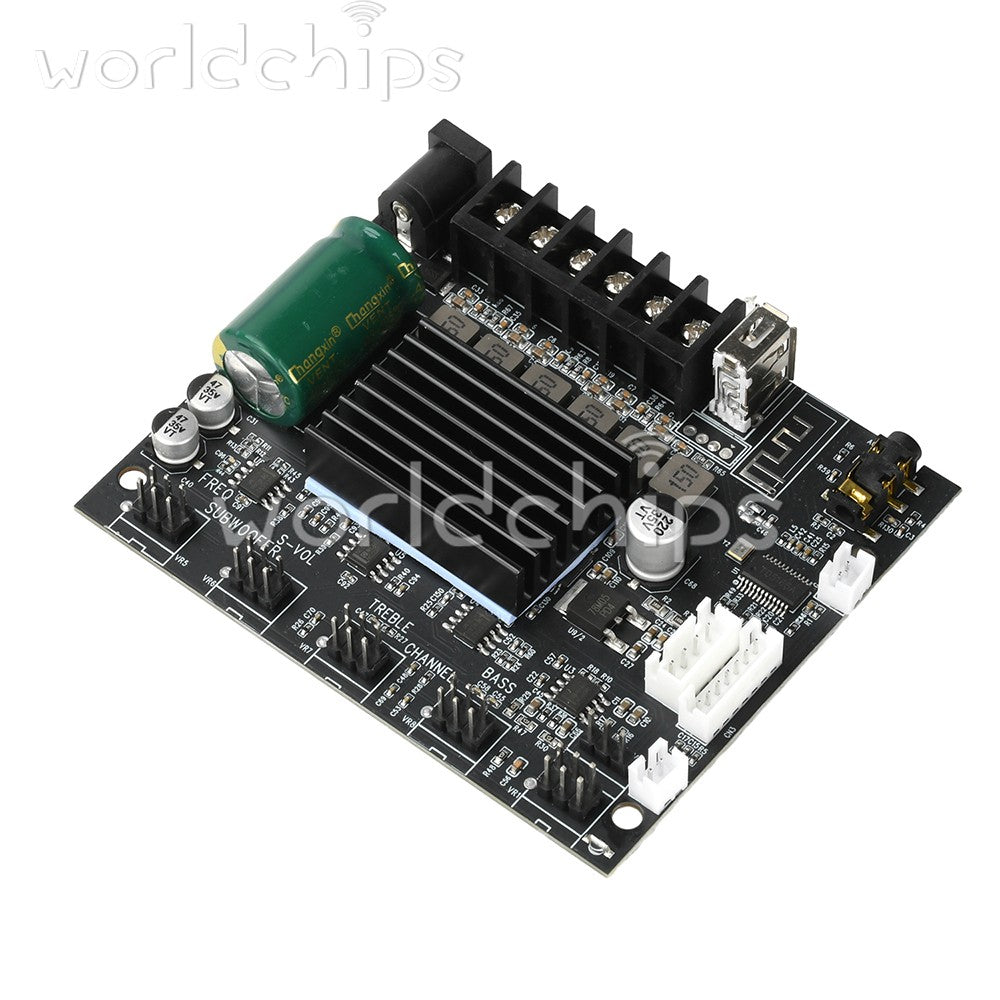DC12-24V MT21S 2.1 Channel Bluetooth Amplifier Board Microphone Audio all-in-one