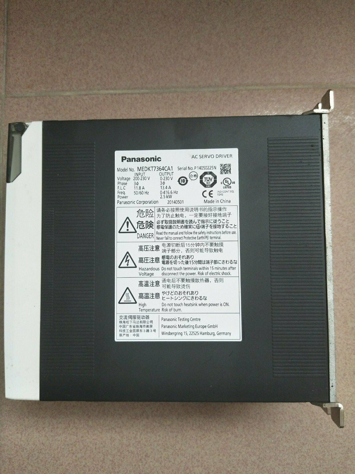 1PCS For Panasonic AC Servo Driver MEDKT7364CA1 One year warranty