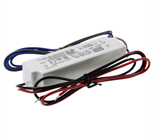 Mean Well switching power supply LPV-20 constant voltage IP67 LED 20W 5V12V24V
