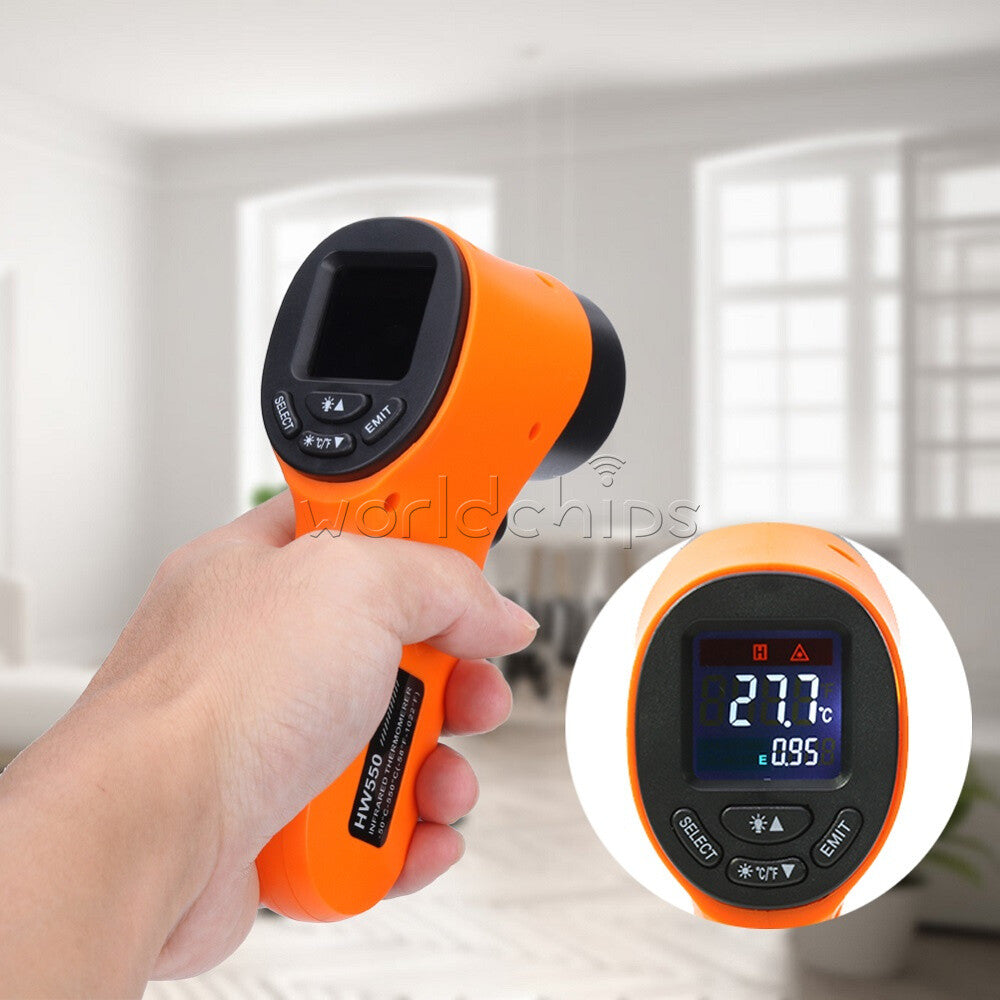 High Precision IR Temperature Sensor Digital LED Gun Non Contact Thermometer US