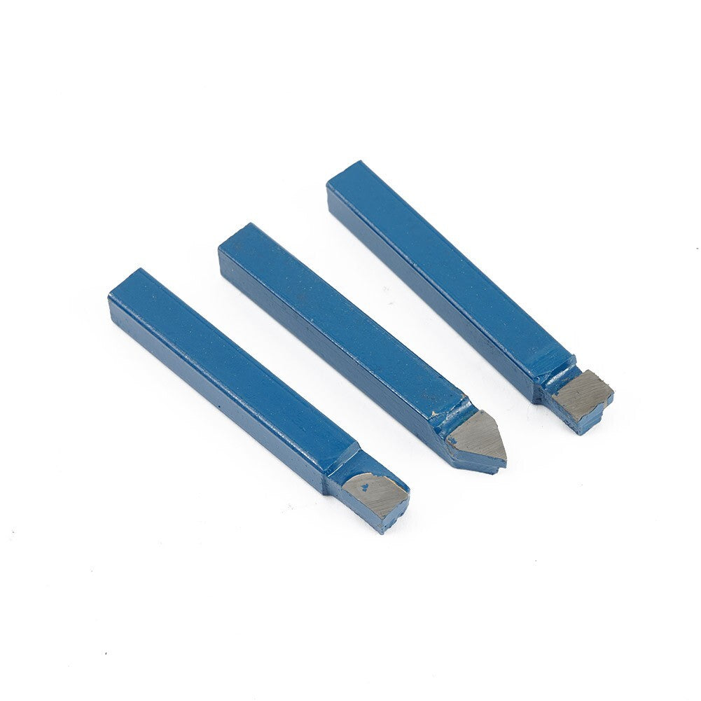 1/4" Metal Lathe Tool Carbide Tip Tipped Cutter Tool C6 Bit Cutting Set