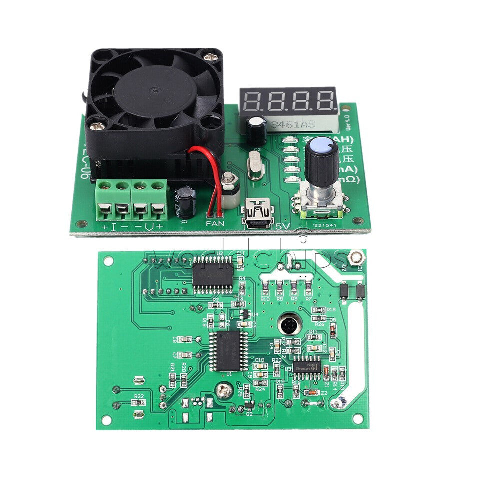TEC-06 Battery Capacity Tester 16W Electric Load Max 500AH LED Display with Fan