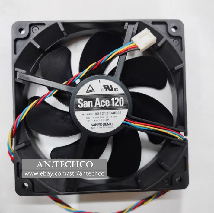 One For SANYO  9S1212P4M031 San Ace120 12V 0.13A fan 4pin Free Shipping