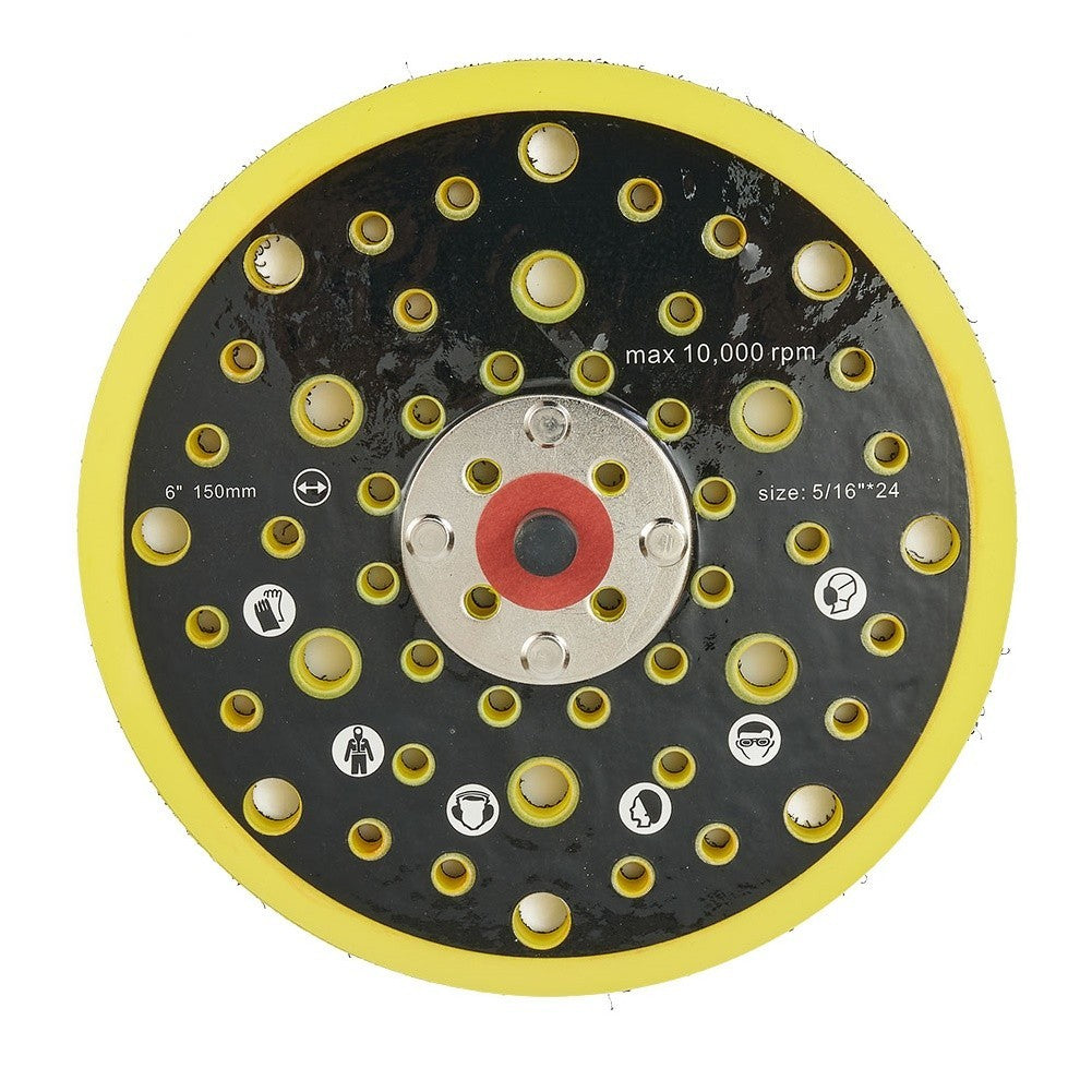 1*6 Inch 52 Holes Sander Backing Pad  Hook&Loop Dust Sanding Disc