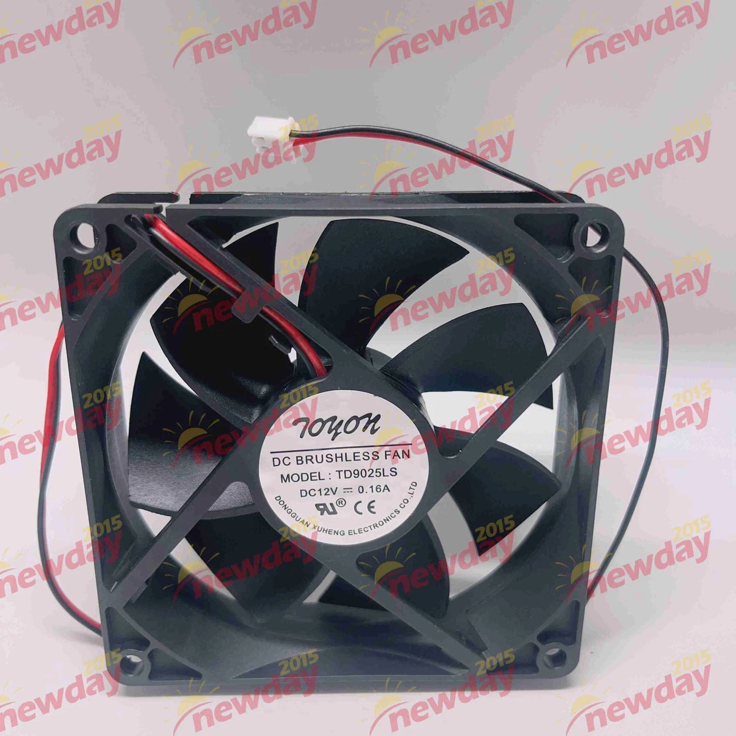 1pc hydraulic silent cooling fan TONON 9025 TD9025LS DC12V 0.16A 2-wire 9cm