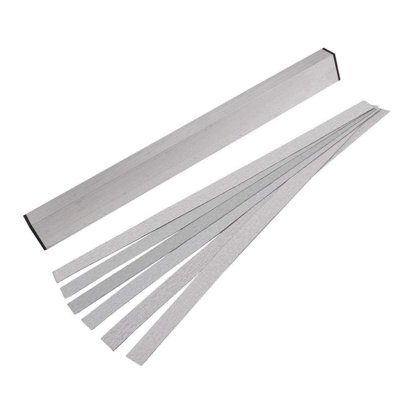Guitar Luthier Essential Neck Fret Beam Leveling Bar with 6PCS Sanding Sheets