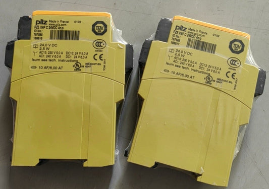 1pcs  PILZ  PZE X4P C 24VDC 4n/o Safety Relay   787585