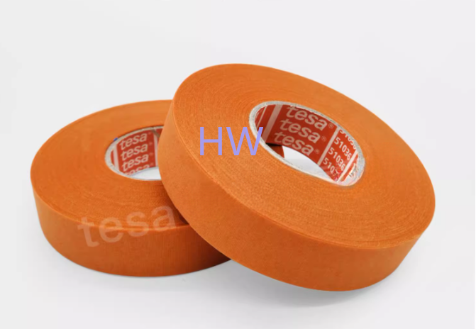 5 Rolls Tes 51036 19mmx25m orange Cloth Tape Wire electrical wiring harness car