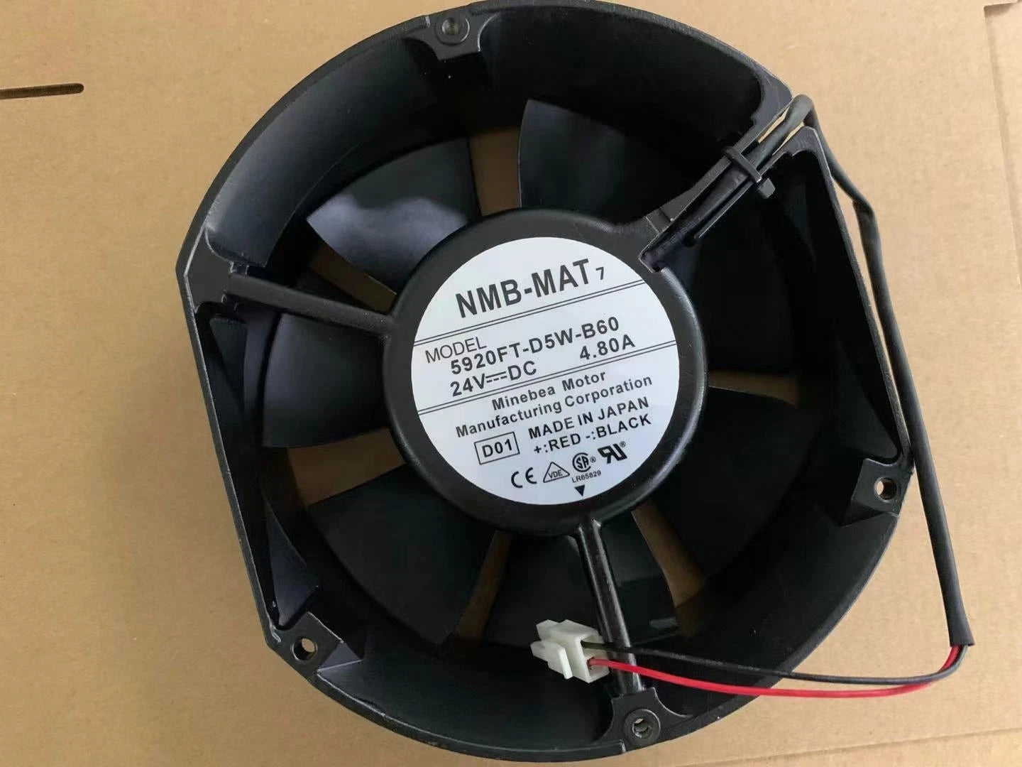 1PC Yaskawa inverter fan 24V 4.8A 5920FT-D5W-B60 HB4A0515 external cooling fan