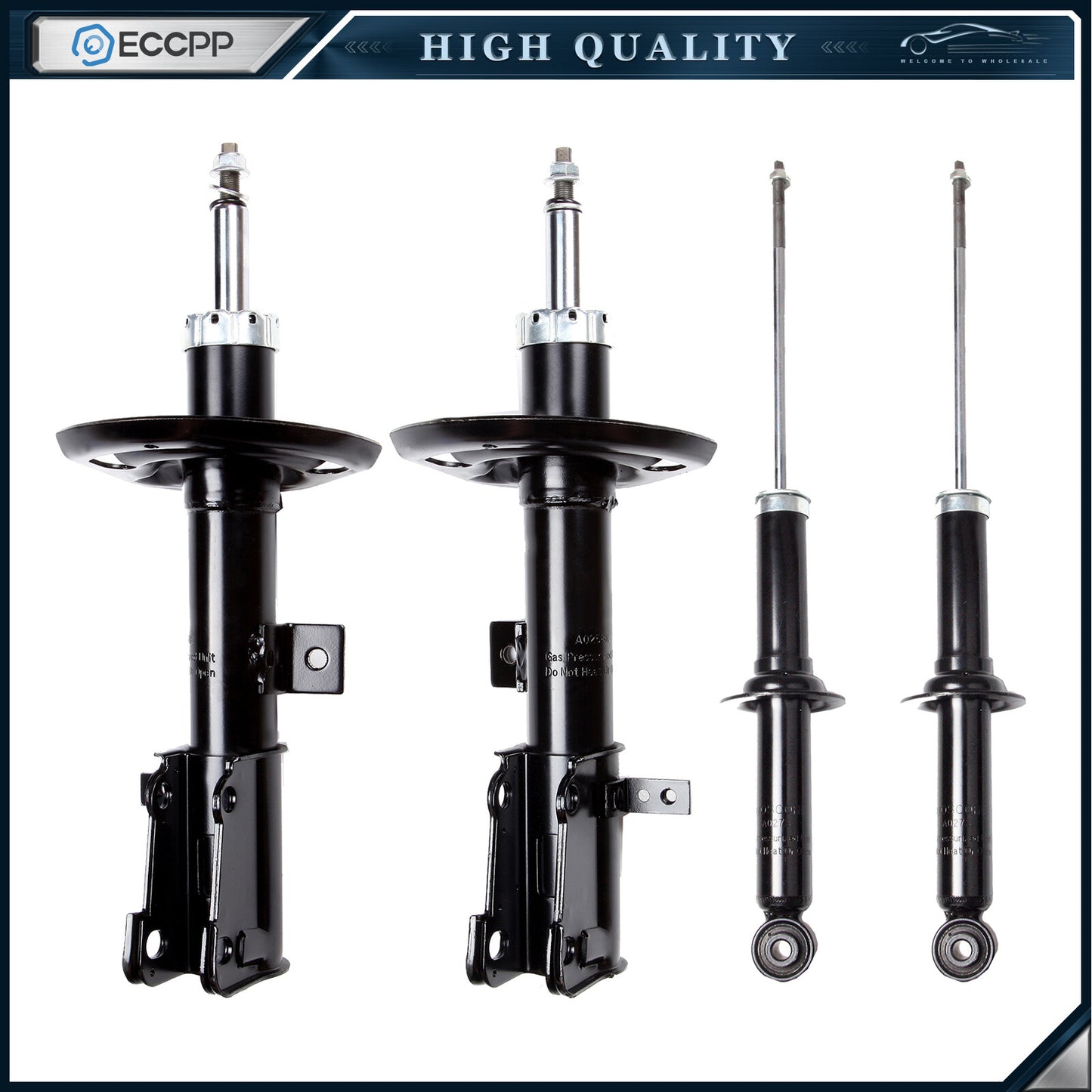 Front Rear Struts Shocks For Dodge Avenger Chrysler Sebring 2008-2010 Left Right