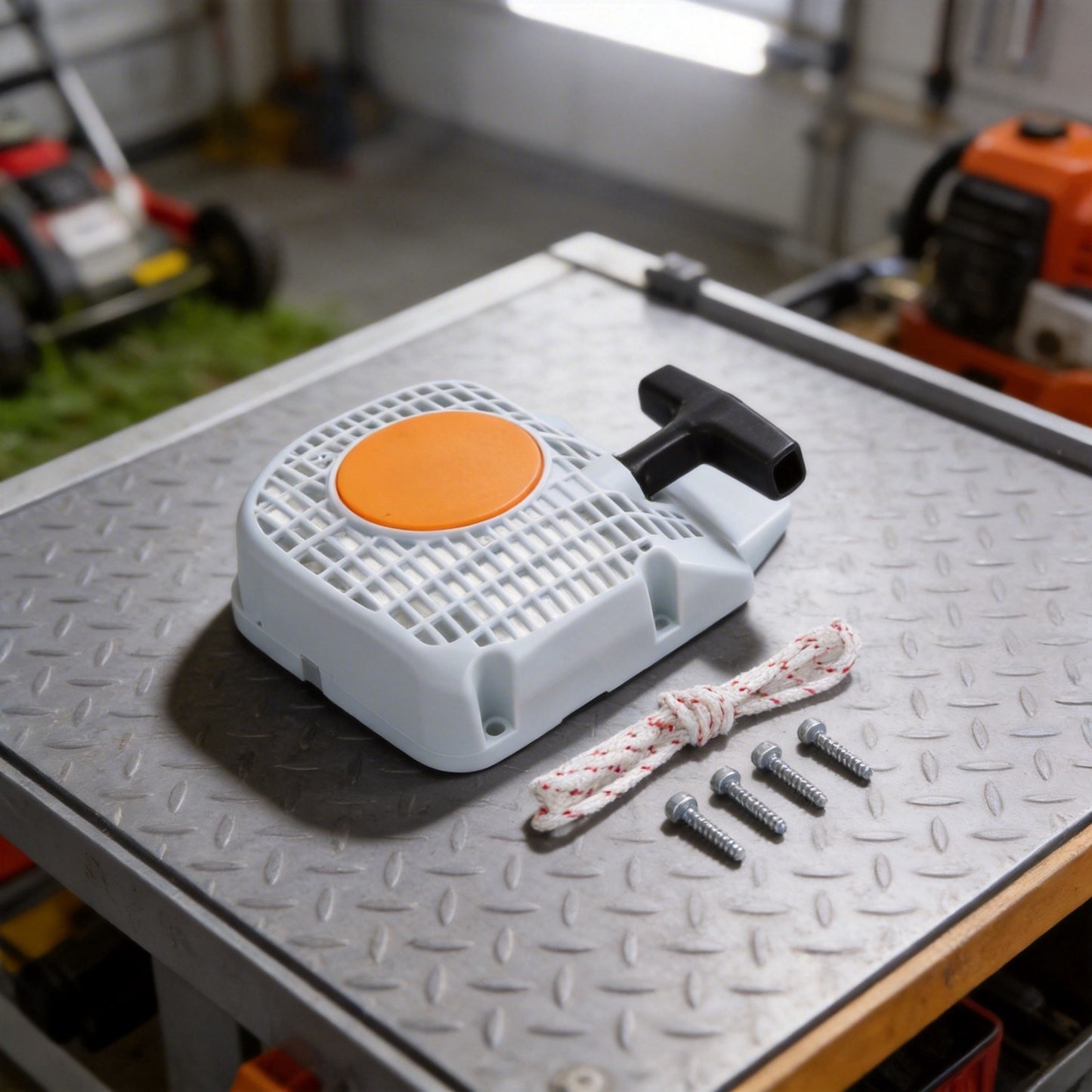 MS210 MS230 MS250 Chainsaw Recoil Starter with Fan Housing and Mounting Screws