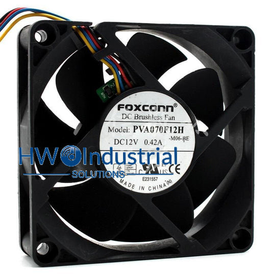 1PC FOXCONN PVA070F12H 12V 0.42A Cooling Fan Size 7CM 7* 2CM