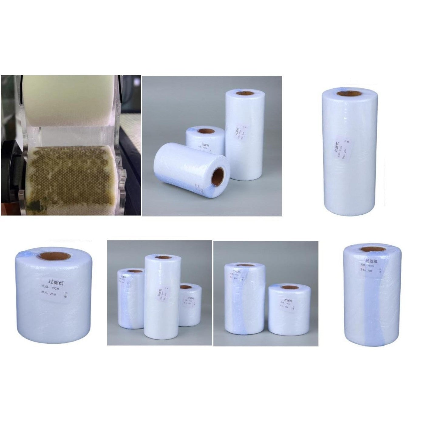 Aquarium Filter Roll Replacement Set Nylon Filter Socks Easy Install 3 Sizes