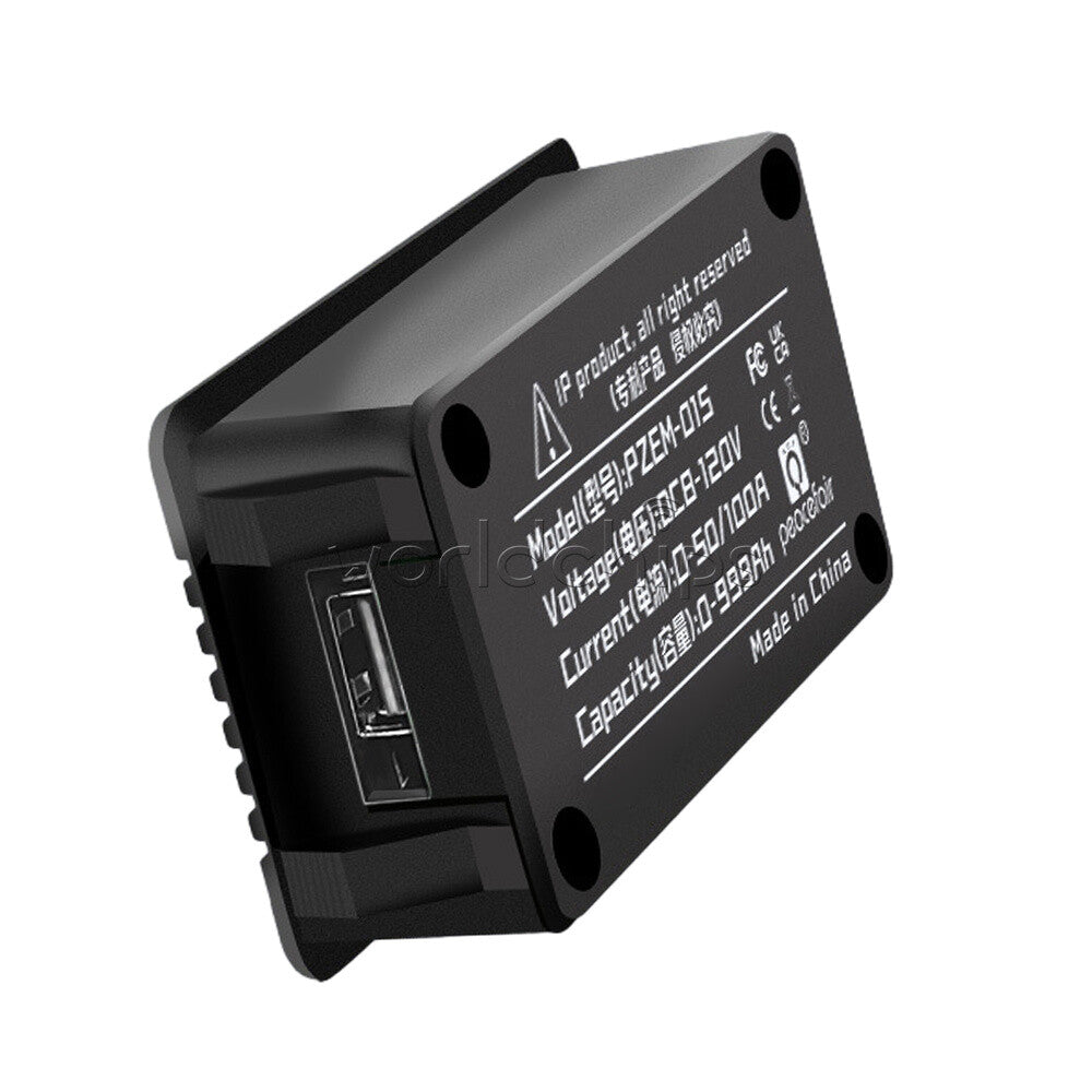 8-120V LCD Digital Voltage Current Power Meter Multifunction Battery Coulometer