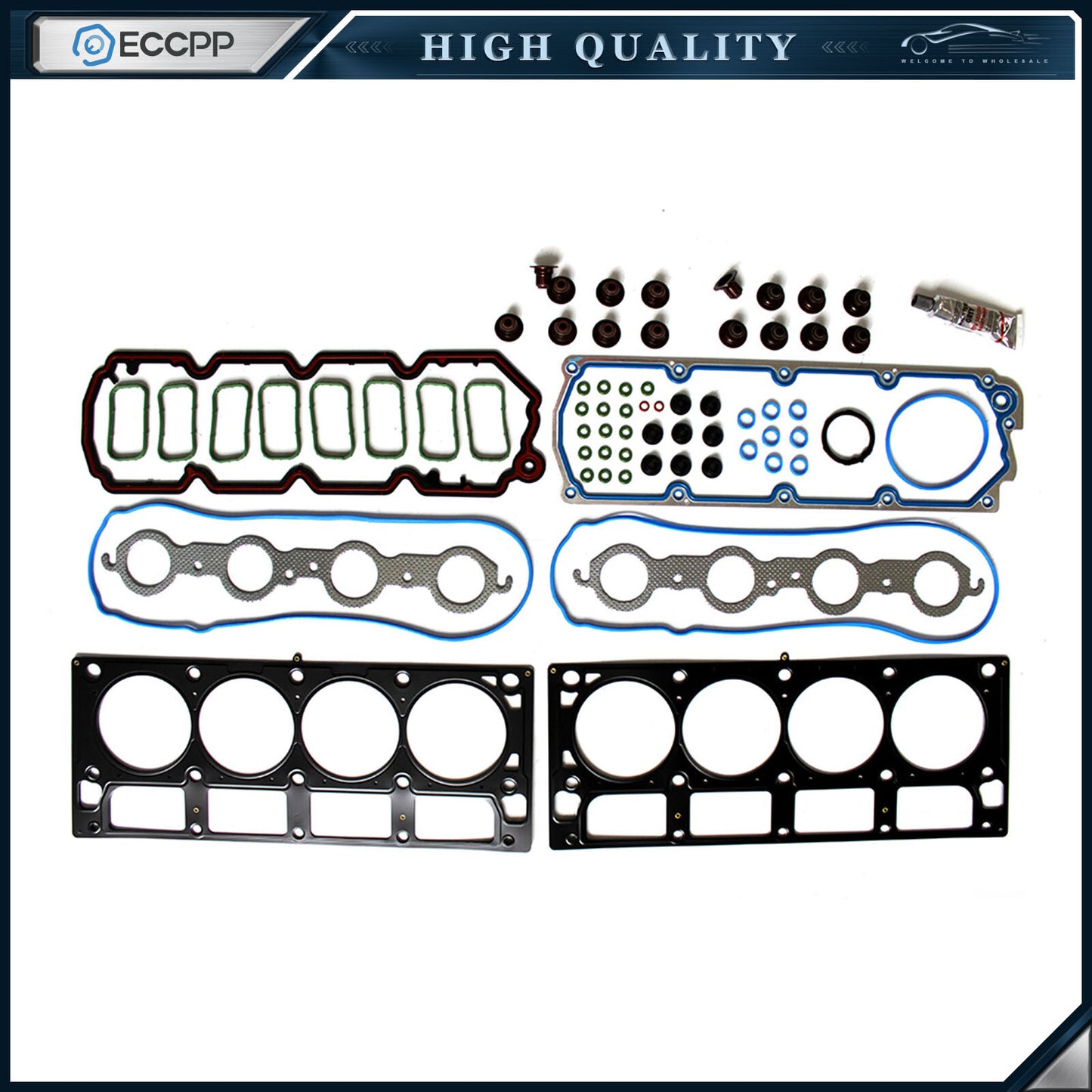 ECCPP MLS Head Gasket Set For 08-15 Chevrolet Camaro Corvette Pontiac 6.2L