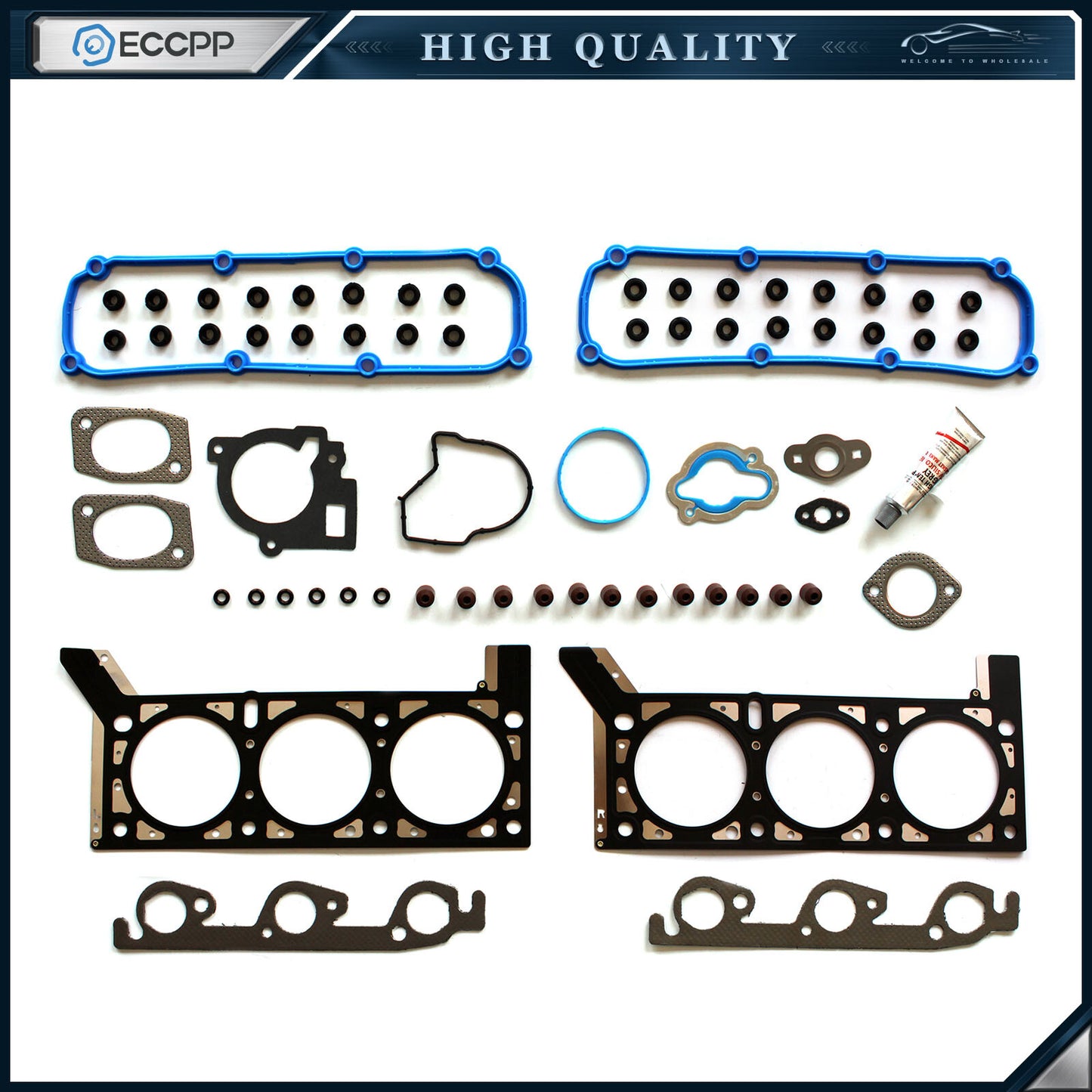 ECCPP Head Gasket Set For 2004-2010 Chrysler Dodge Volkswagen 3.8L V6 OHV