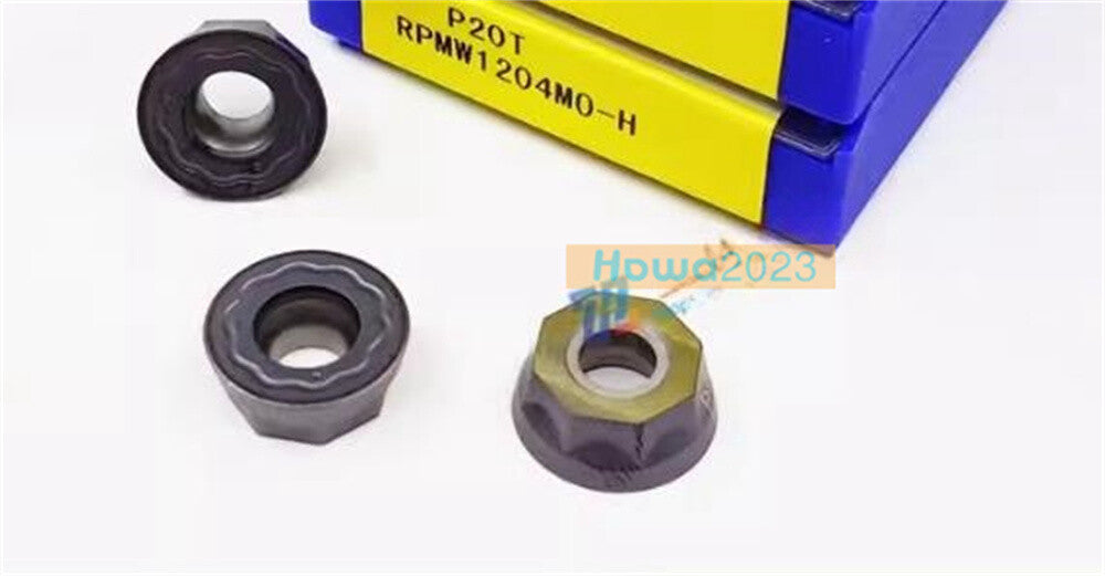 10Pcs/box RPMW1204MO-H P20T CNC R6 Round Milling Inserts Carbide Blade
