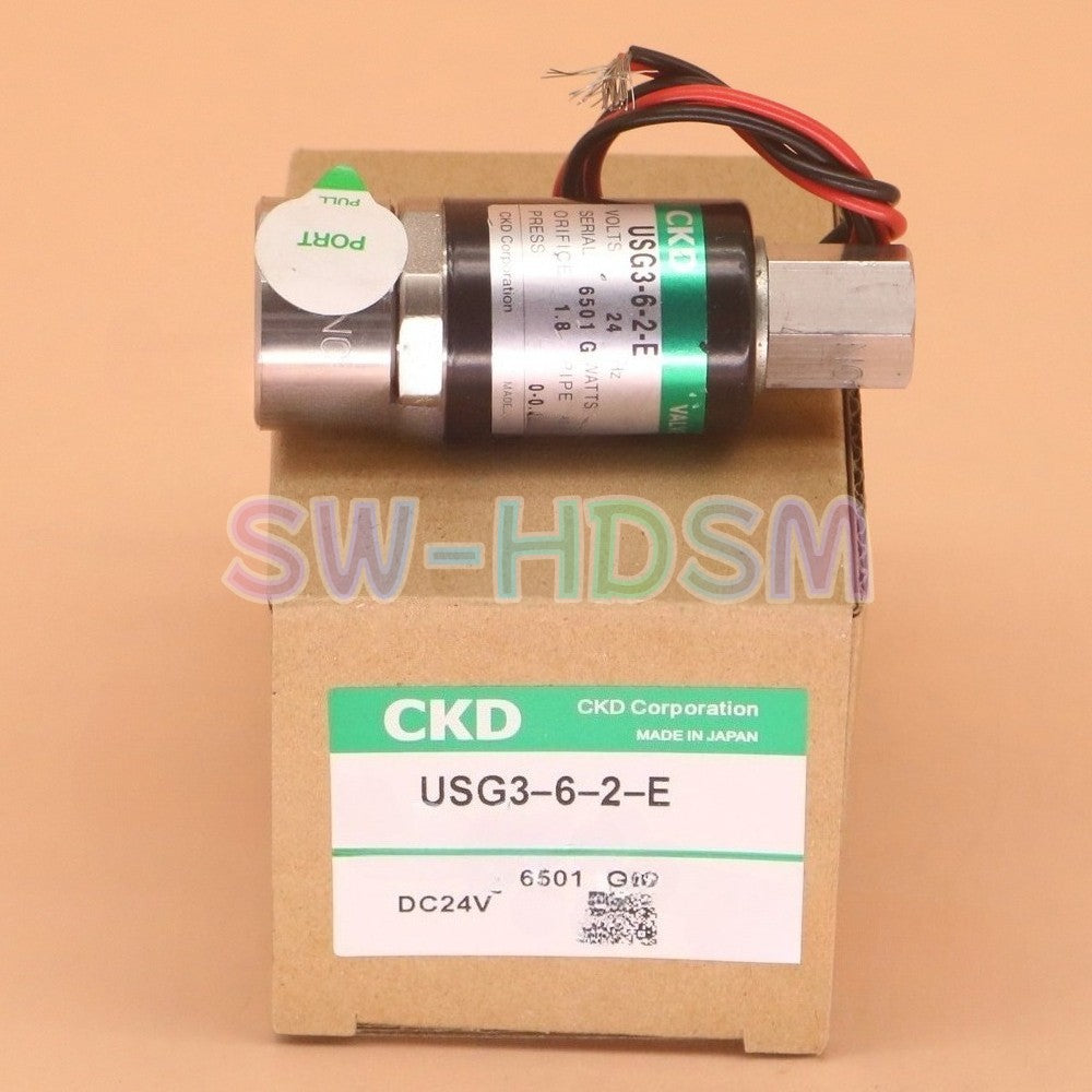 1PCS  for CKD USG3-6-2-E-DC24V USG3-6-2-E DC24V Solenoid Valve Freight Free