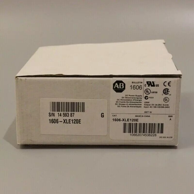 Factory Sealed AB 1606-XLE120E / A Power Supply 1606XLE120E