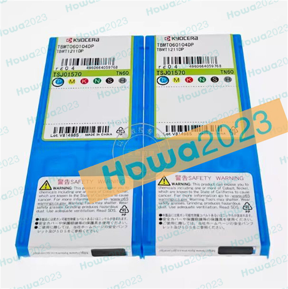 10Pcs/BOX Kyocera TBMT060104DP TN60 TBMT1211DP CNC Blade Carbide Insert