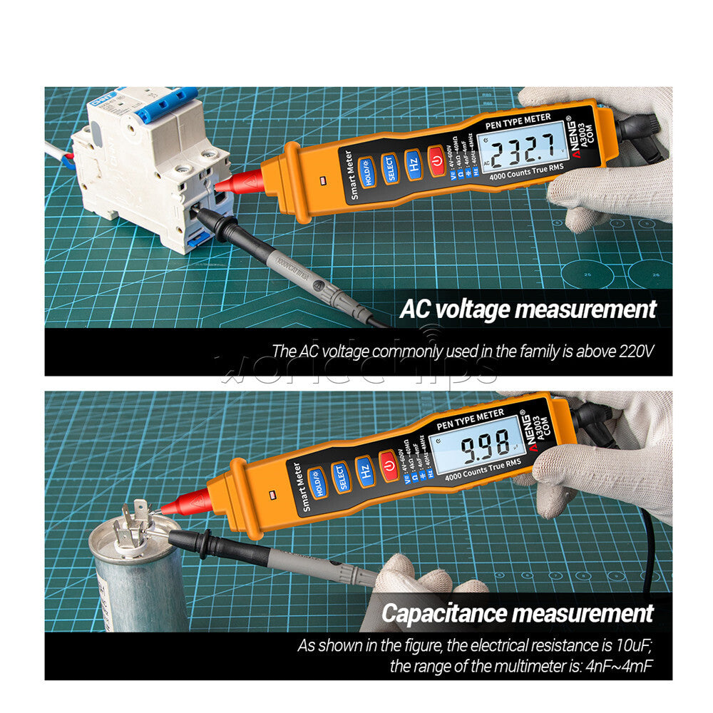A3003 High Precision Digital Voltmeter Multimeter Ammeter Voltage Detector