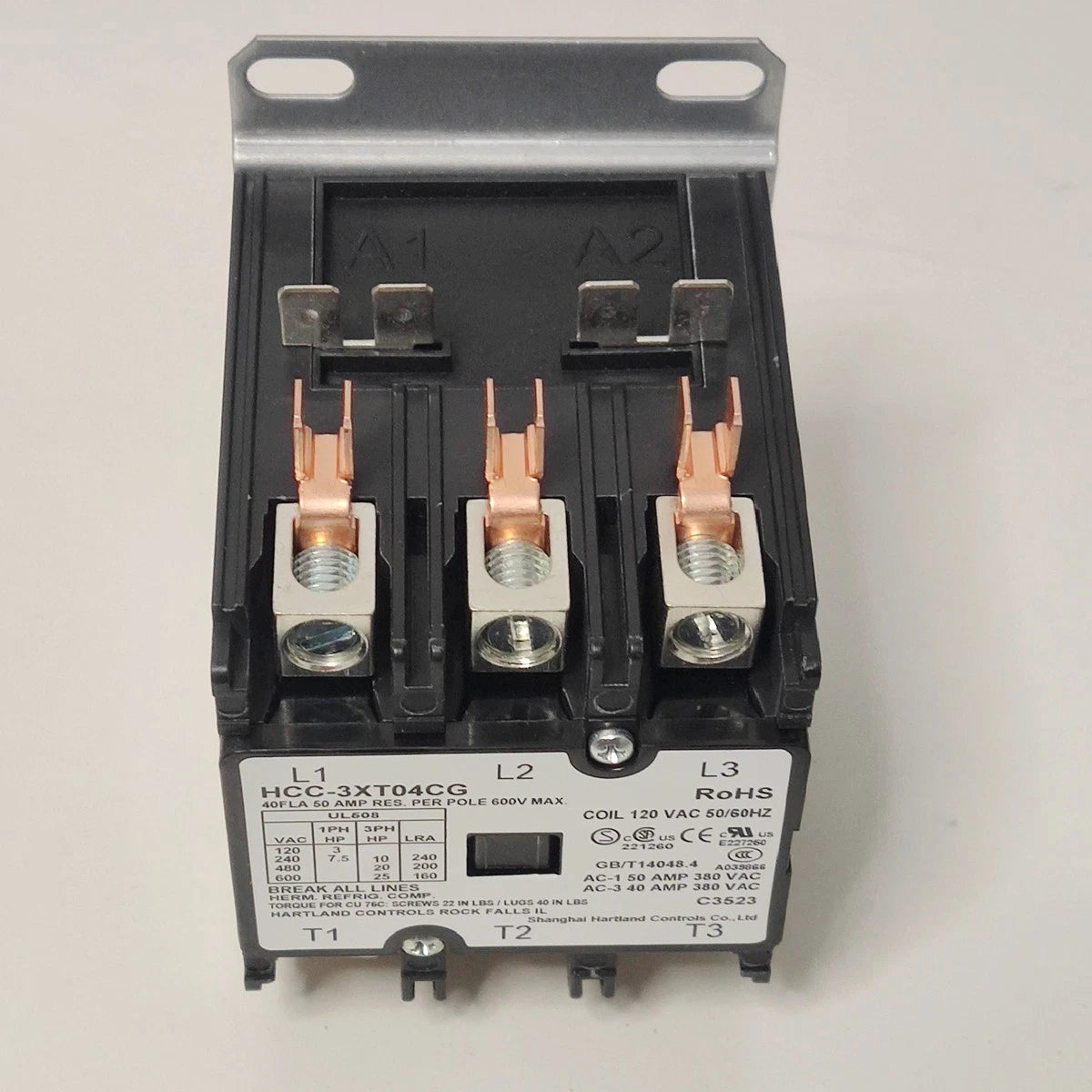 1PCS HCC-3XT04CG 120V 40A contactor for dishwasher High load three phase