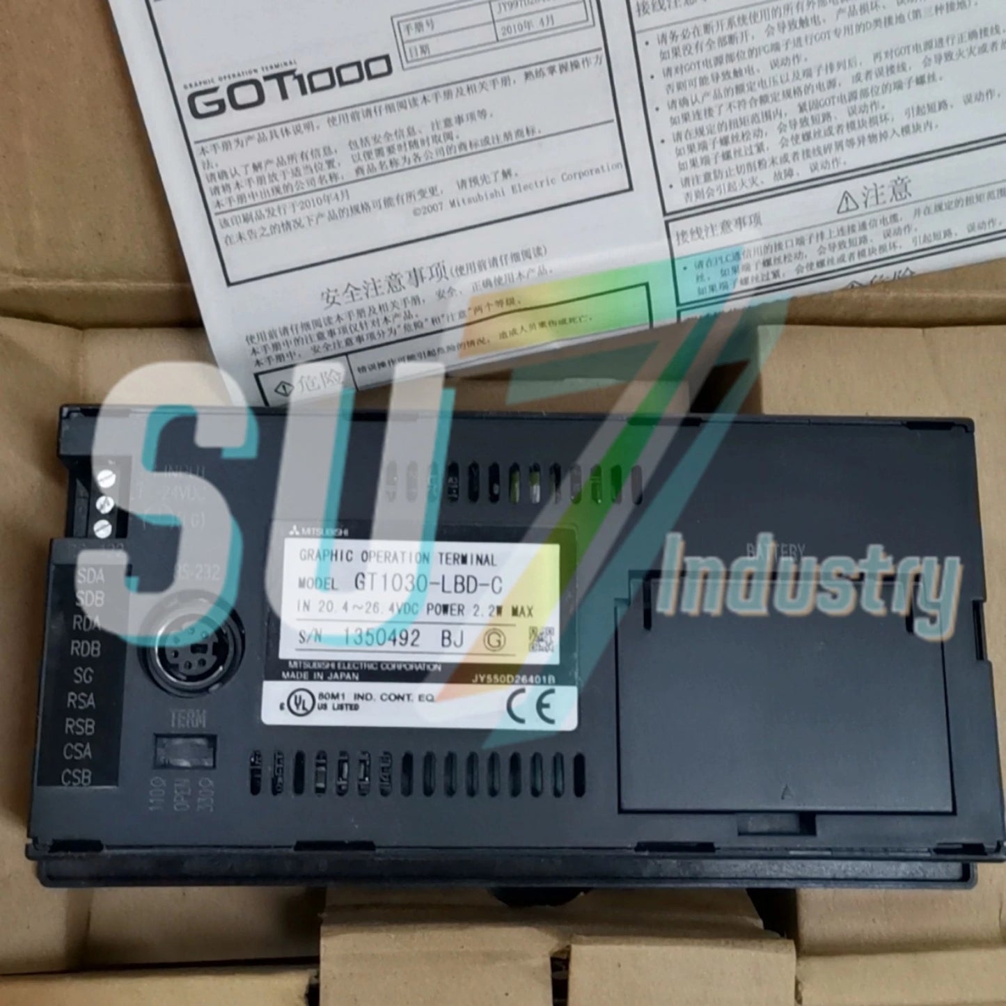 Mitsubishi GT1030-LBD-C HMI Touch Panel GT1030LBDC#1pcs