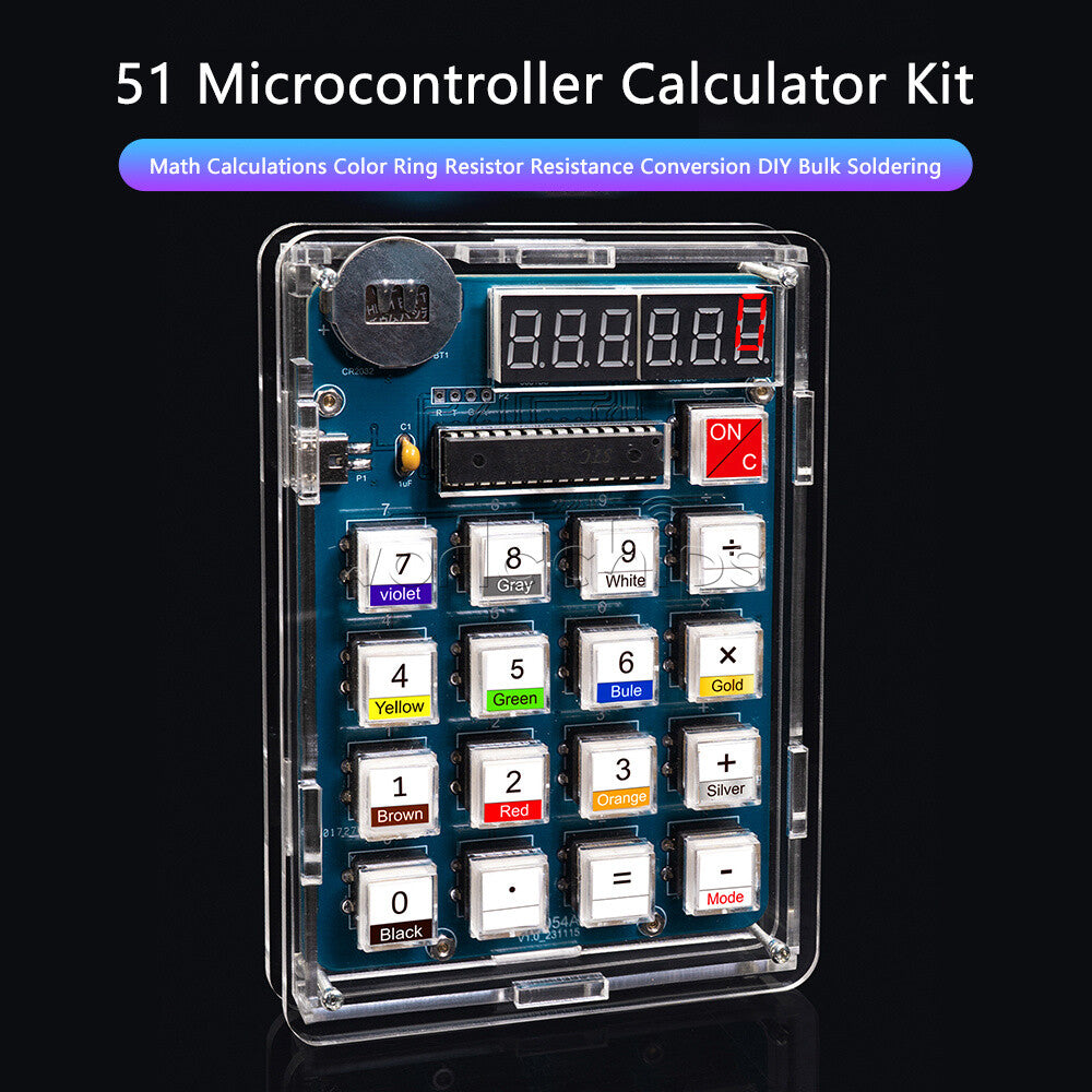 DIY Calculator Electronic Production Kit 51 Microcontroller Welding Exercise
