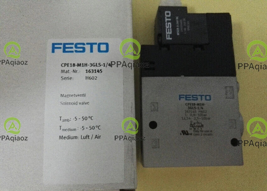 1PC  Festo CPE18-M1H-3GLS-1/4 163145 Solenoid Valve Free Shipping