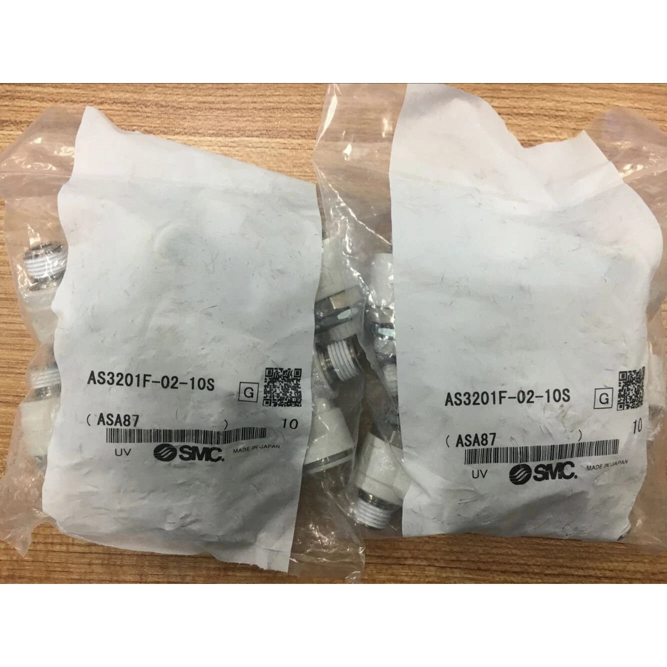 1Bag/10PC  SMC AS3201F-02-10S Throttle valve FREE SHIPPING #P