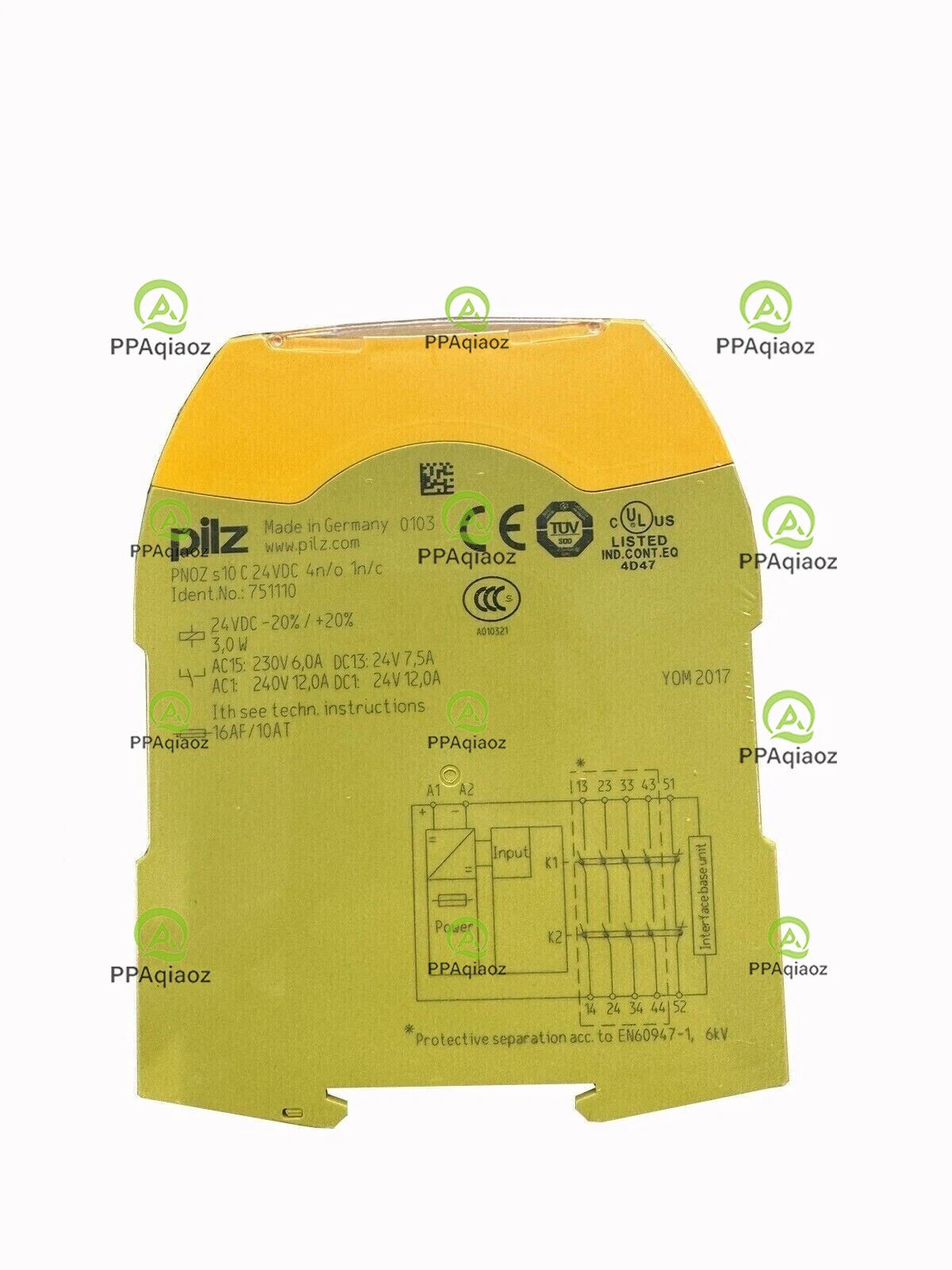 751110  PILZ PNOZ S10 C 24VDC 751110 Safety Relay #P