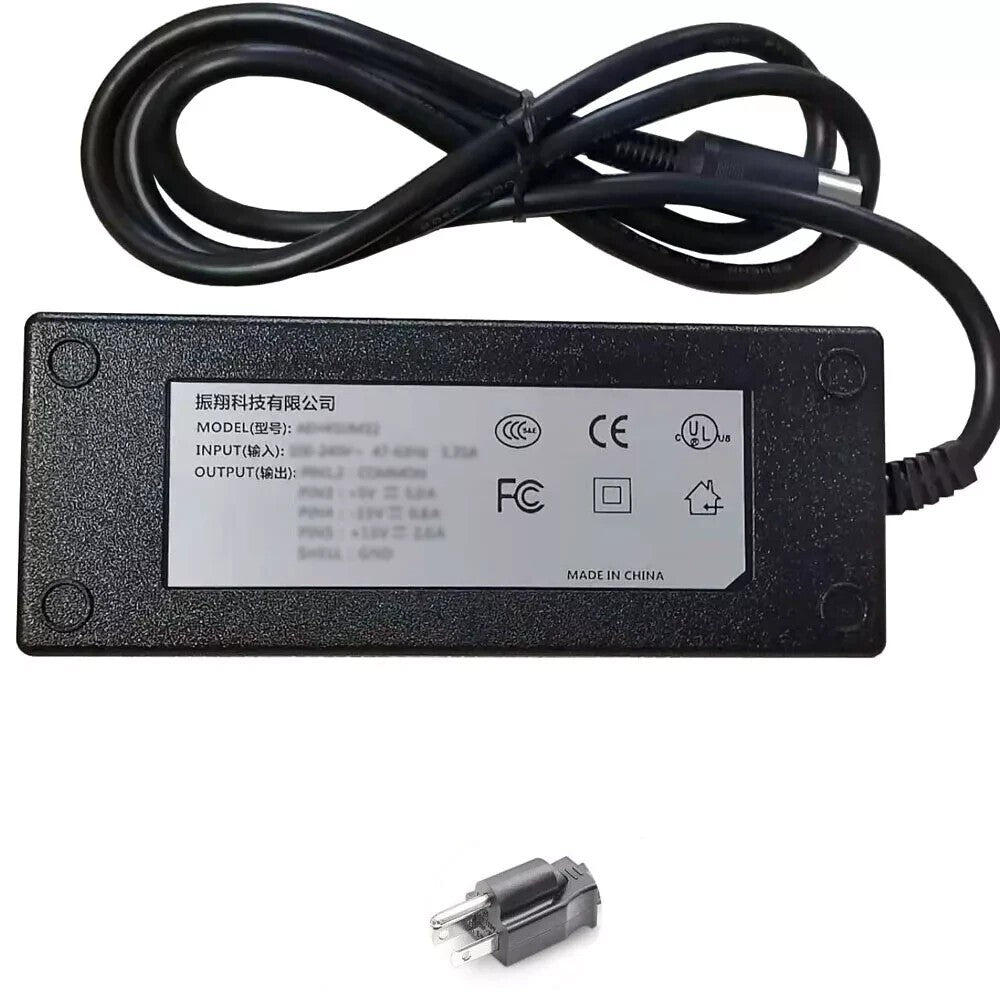 4-PIN Replacement AC Adapter for Numark YNA09001 Power Supply Cord Charger