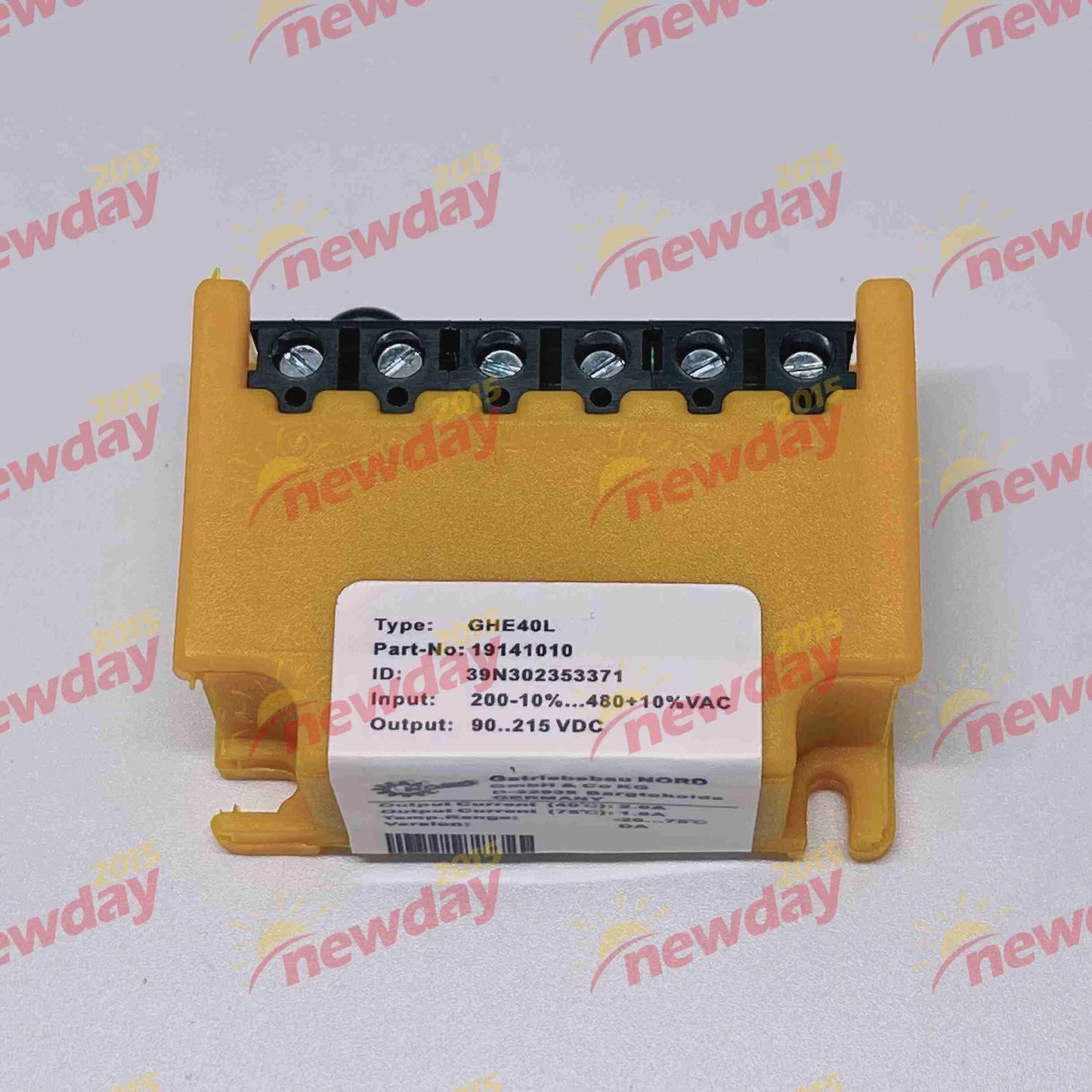 NORD GHE40L 19141010 Motor Brake Rectifier Block Rectifier Power Supply
