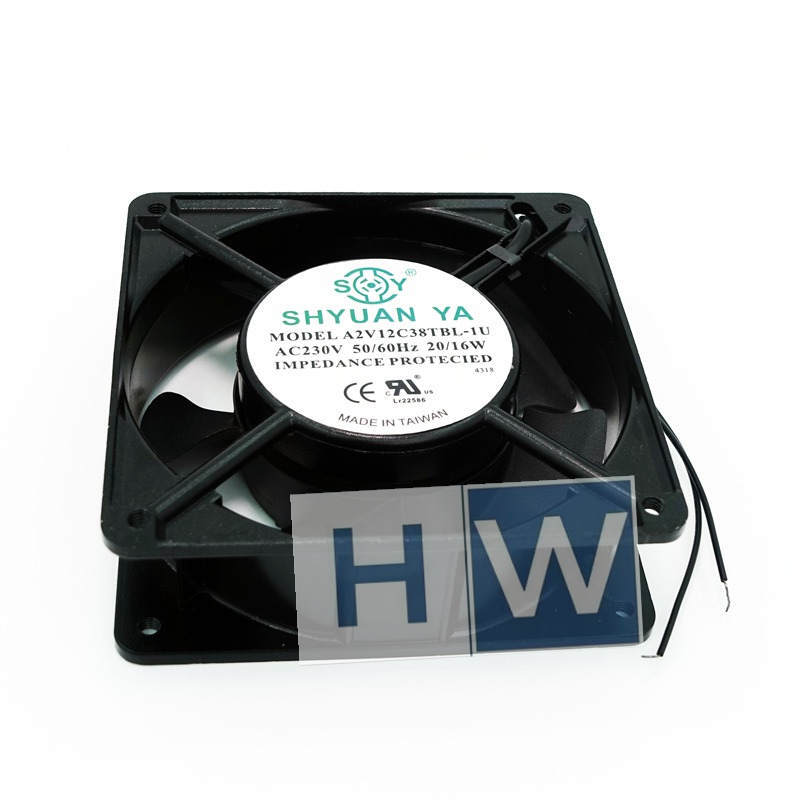 1PC SHYUAN YA A2V12C38TBL-IU AC230V 20/16W 12038 12CM Cabinet Axial Flow Fan