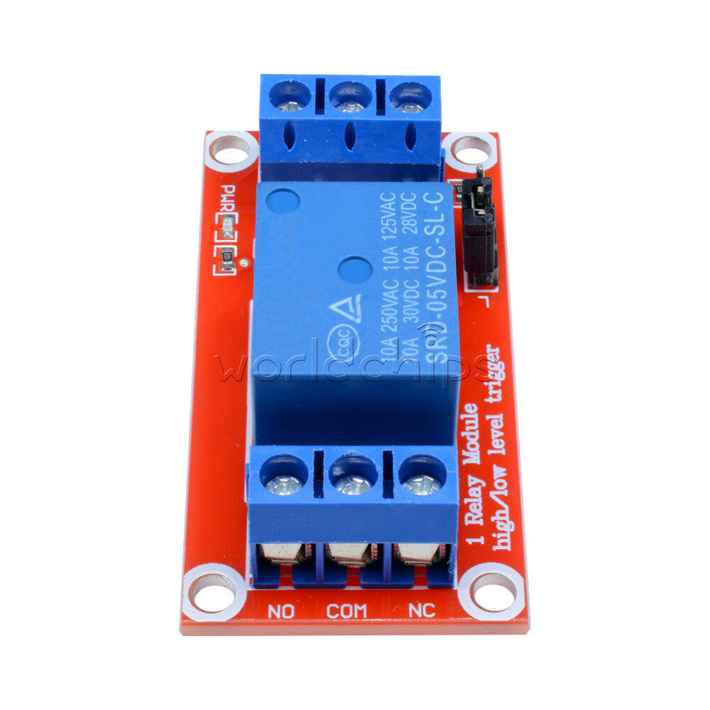 10PCS DC 5V 1-Channel Optocoupler Relay Module for Arduino H/L Level Triger