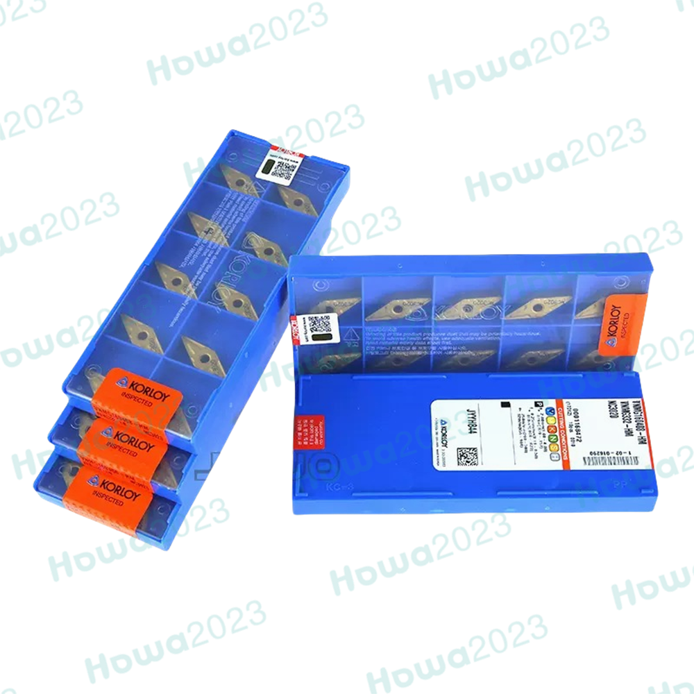 10Pcs/BOX KORLOY VNMG160408-HM NC3020 VNMG332-HM Turning Blade Carbide Inserts
