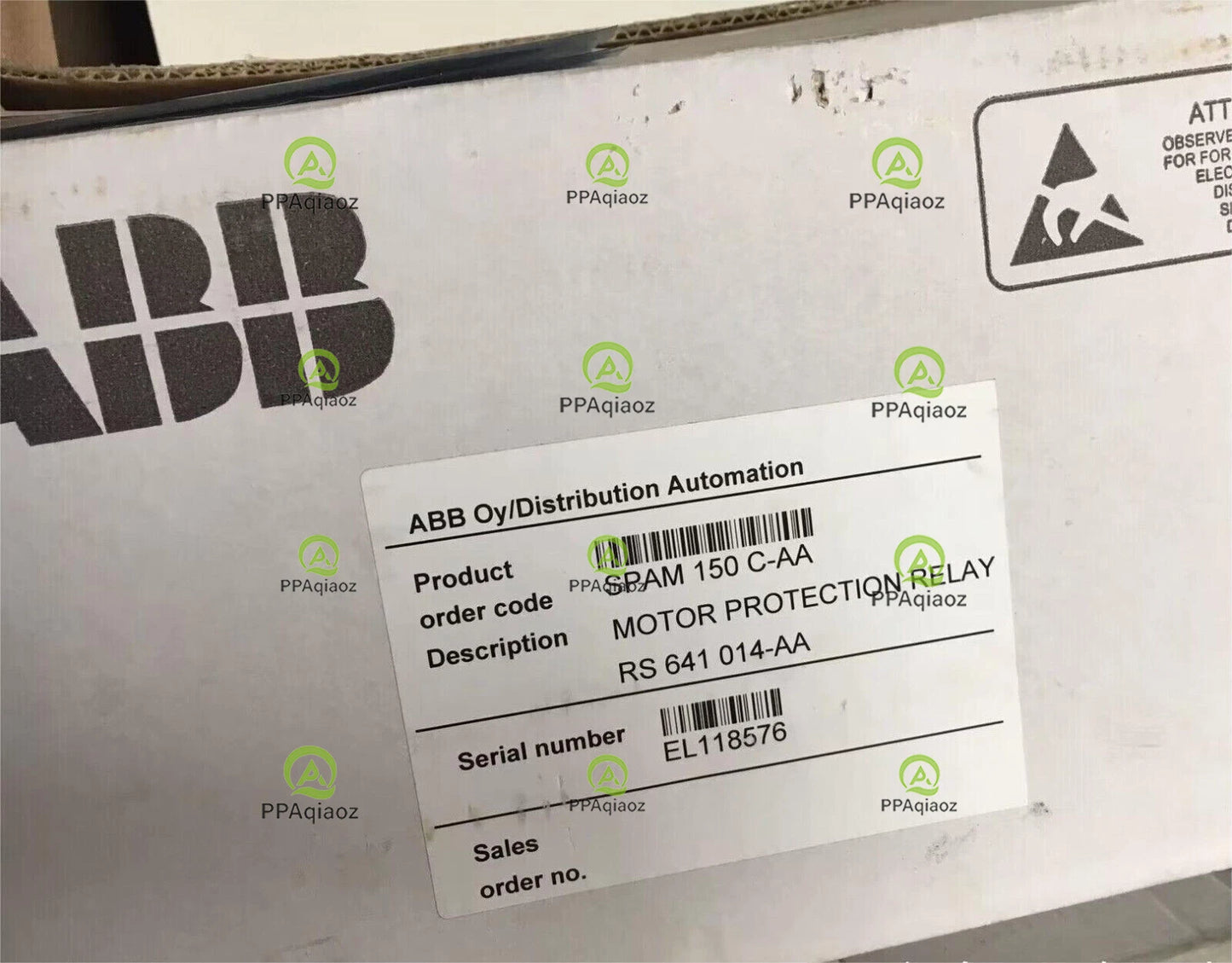 ABB    SPAM150C-AA  MOTOR PROTECTION RELAY RS 641 014-AA