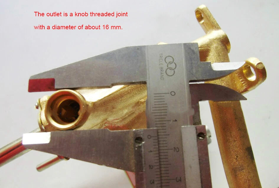 8-10L Gas Water Heater Parts assembly valve brass parts Water gas linkage valve