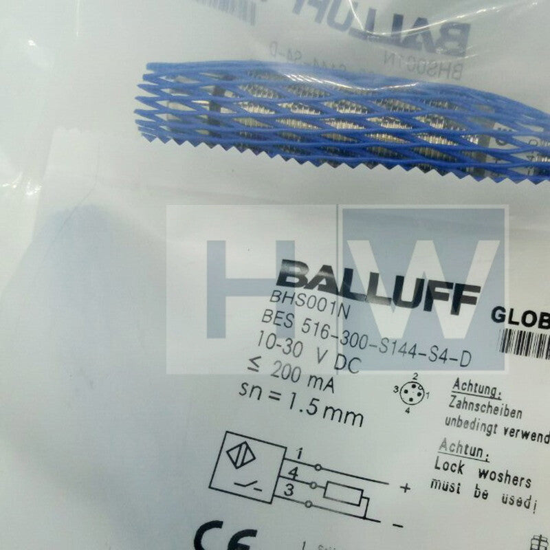 1PC BHS001N BALLUFF Inductive Sensor Proximity Switch BES 516-300-S144-S4-D