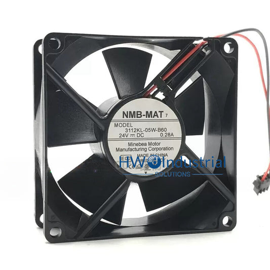 NMB 8032 24v 0.28A 8cm 3112KL-05W-B60 2-wire Inverter Cooling Fan