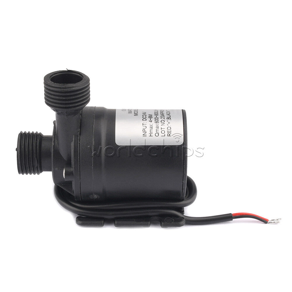 AW500S 12/24V Circulator Pump Mini Brushless Motor Submersible Water Pump 800L/H