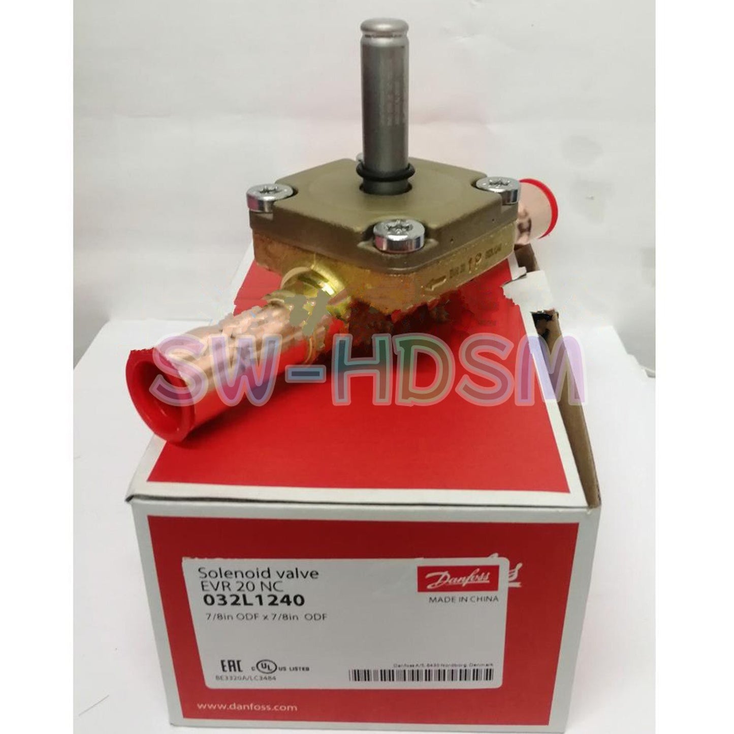1PCS  for Danfoss EVR 20 NC 032L1240 Solenoid Valve Freight Free