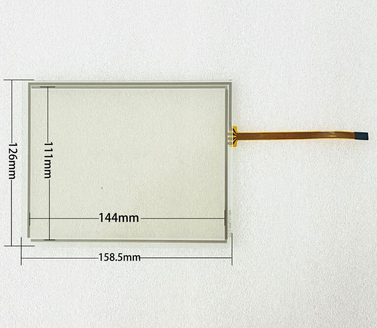 Touch Screen Panel Glass AMT10756 91-10756-00A 1071.0164A +Overlay Film